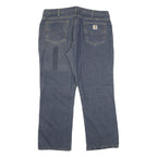 CARHARTT Womens Relaxed Straight Denim Medium W40 L30 Workwear Zip Jeans