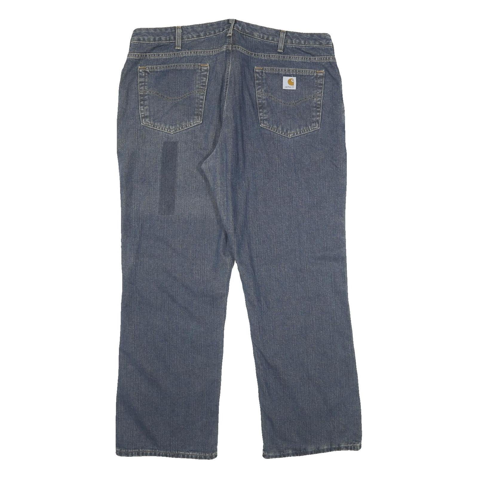 CARHARTT Womens Relaxed Straight Denim Medium W40 L30 Workwear Zip Jeans