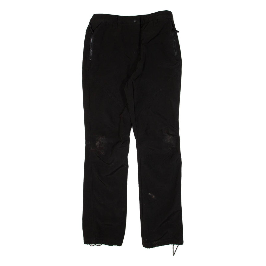 Womens Trousers Black Regular Straight W30 L31