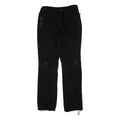 Womens Trousers Black Regular Straight W30 L31