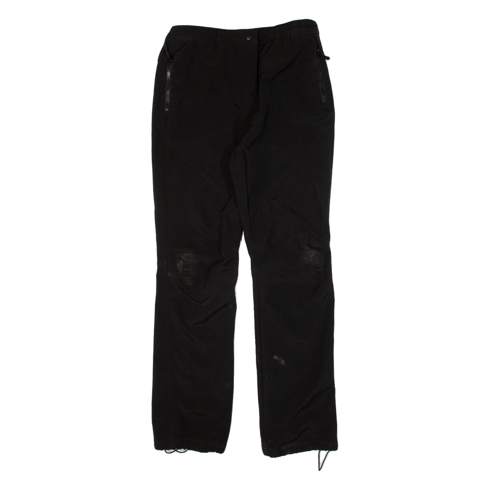 Womens Trousers Black Regular Straight W30 L31
