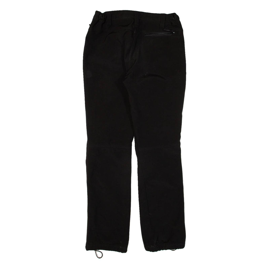 Womens Trousers Black Regular Straight W30 L31
