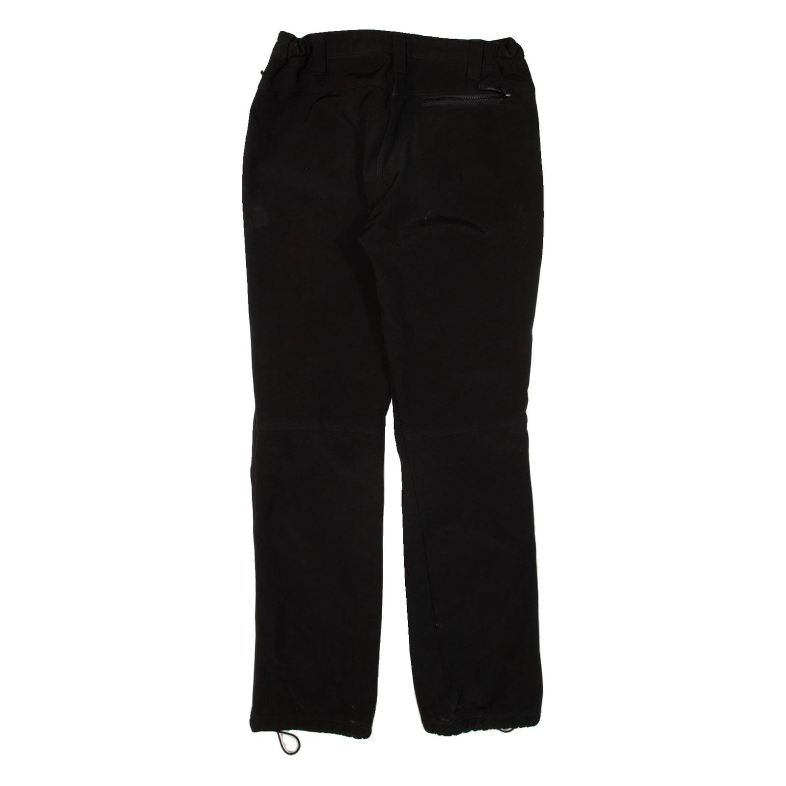 Womens Trousers Black Regular Straight W30 L31