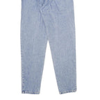 H.I.S JEANS Womens Regular Fit Blue Denim Raw W26 L31 Classic Style Zip Closure