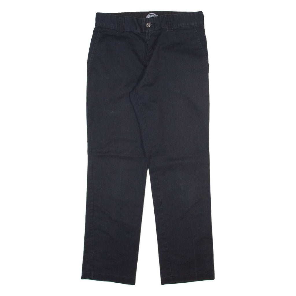 DICKIES Mens Trousers Black Regular Straight W30 L30