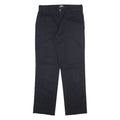 DICKIES Mens Trousers Black Regular Straight W30 L30