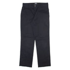 DICKIES Mens Trousers Black Regular Straight W30 L30