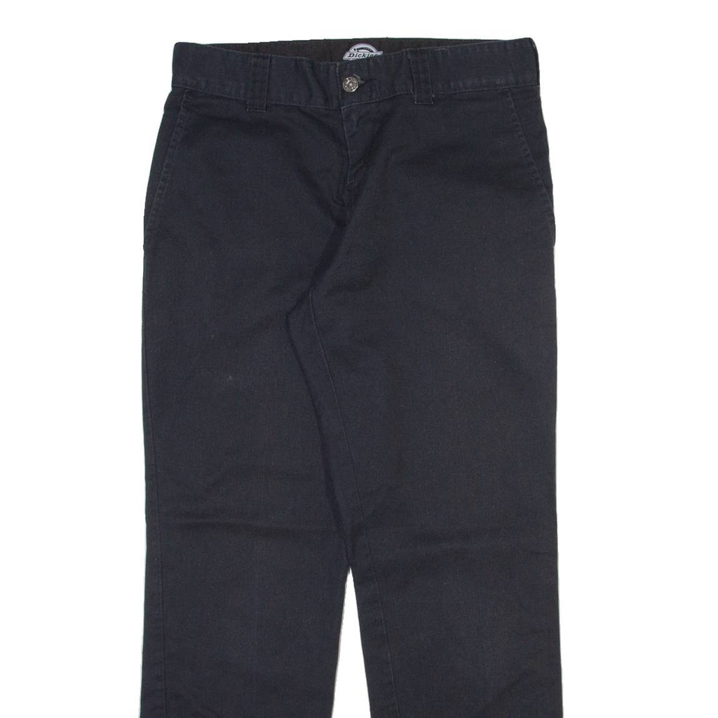 DICKIES Mens Trousers Black Regular Straight W30 L30