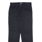 DICKIES Mens Trousers Black Regular Straight W30 L30
