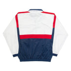 EVOLUTION Mens Track Jacket Blue 90s Colourblock L