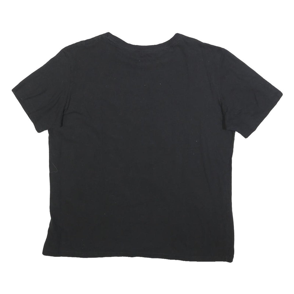 FILA Womens Black Graphic T-Shirt XL Short Sleeve Crew Neck Logo Print