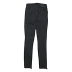 LEVI'S 721 Womens Jeans Black Slim Skinny Denim Raw W24 L27 Distressed