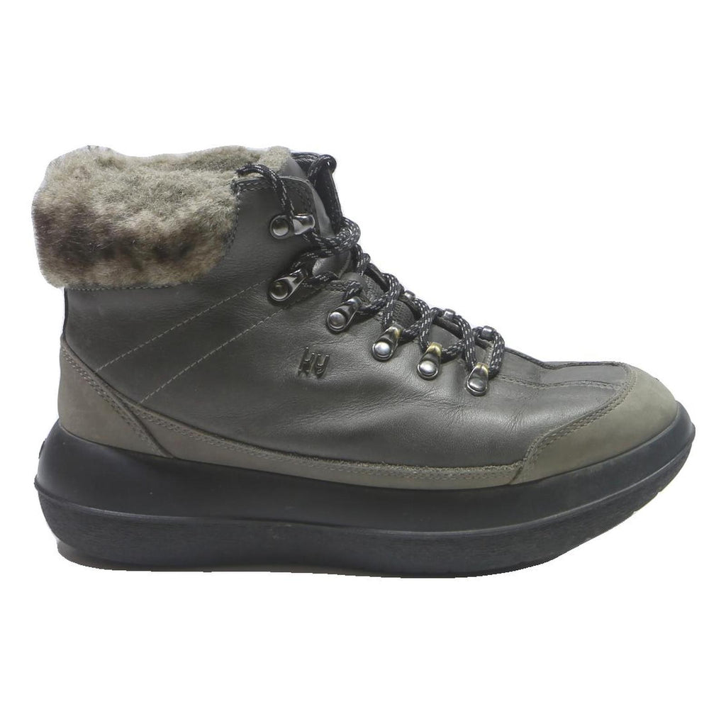 KYBUN Womens Ankle Boots Leather Grey UK 4.5 High Comfort Winter Casual Footwear