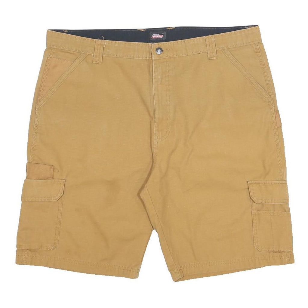DICKIES Mens Shorts Beige Casual Cargo XL W40 Workwear Cotton Blend
