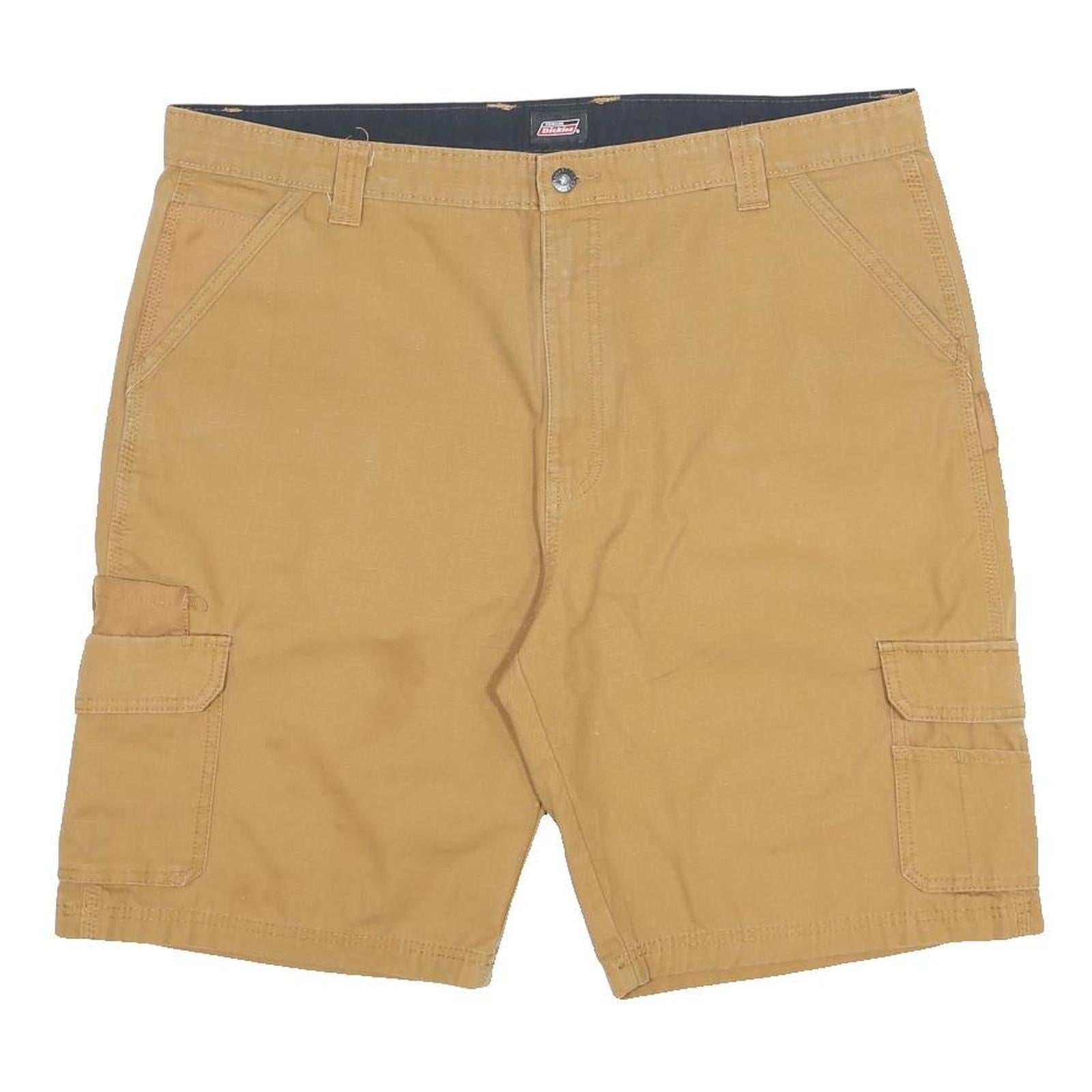 DICKIES Mens Shorts Beige Casual Cargo XL W40 Workwear Cotton Blend