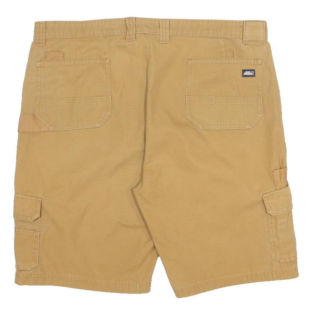 DICKIES Mens Shorts Beige Casual Cargo XL W40 Workwear Cotton Blend