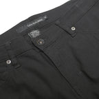 CALVIN KLEIN JEANS Womens Black Regular Straight Trousers W32 L26 Zip Pull On