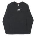 THE NORTH FACE Mens Black Long Sleeve Crew Neck Printed Logo M Casual T-Shirt