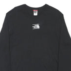 THE NORTH FACE Mens Black Long Sleeve Crew Neck Printed Logo M Casual T-Shirt