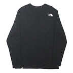 THE NORTH FACE Mens Black Long Sleeve Crew Neck Printed Logo M Casual T-Shirt