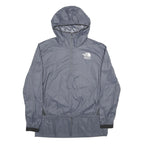 THE NORTH FACE Womens Grey Lightweight Outdoor Jacket S Nylon Plain Hooded