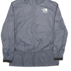 THE NORTH FACE Womens Grey Lightweight Outdoor Jacket S Nylon Plain Hooded