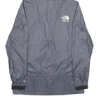 THE NORTH FACE Womens Grey Lightweight Outdoor Jacket S Nylon Plain Hooded