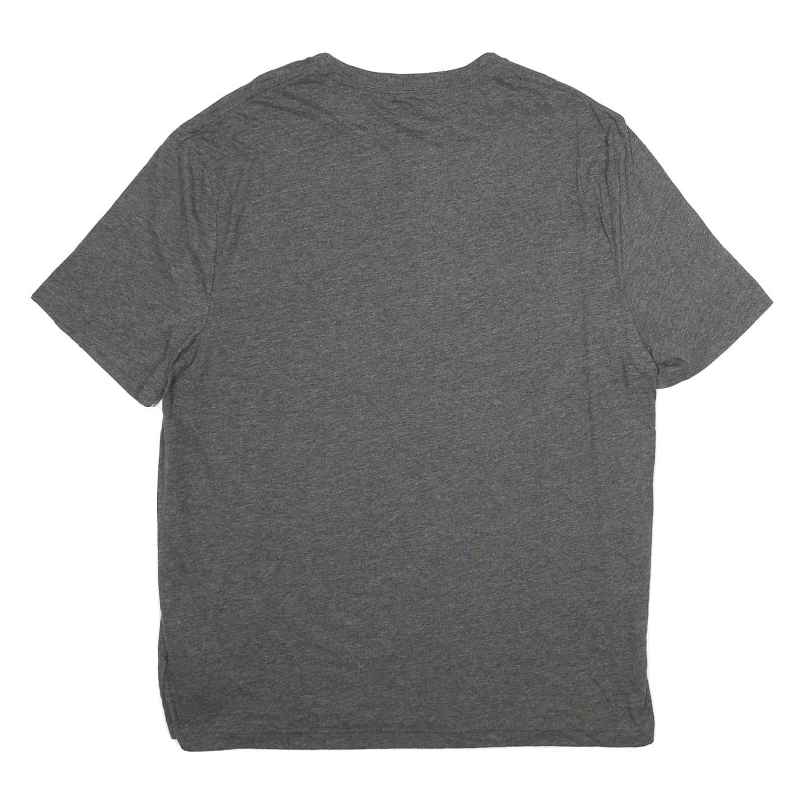 MAJESTIC Mens Grey Colorado Rockies Graphic T-Shirt XL Short Sleeve Crew Neck