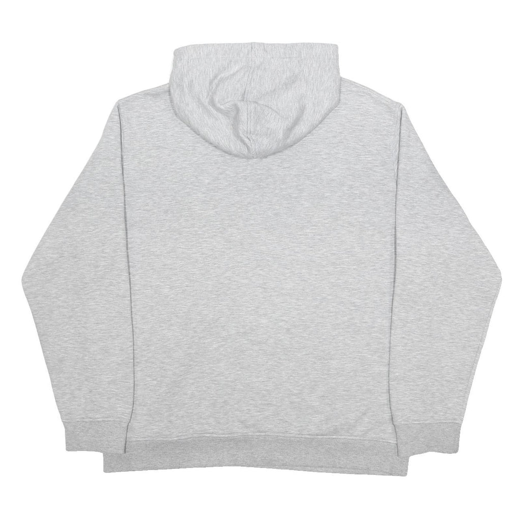 NEW BALANCE Mens Grey Hoodie XL Cotton Blend Pullover Sports Casual Sweatshirt