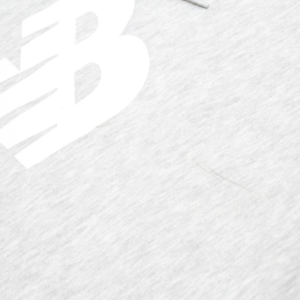 NEW BALANCE Mens Grey Hoodie XL Cotton Blend Pullover Sports Casual Sweatshirt