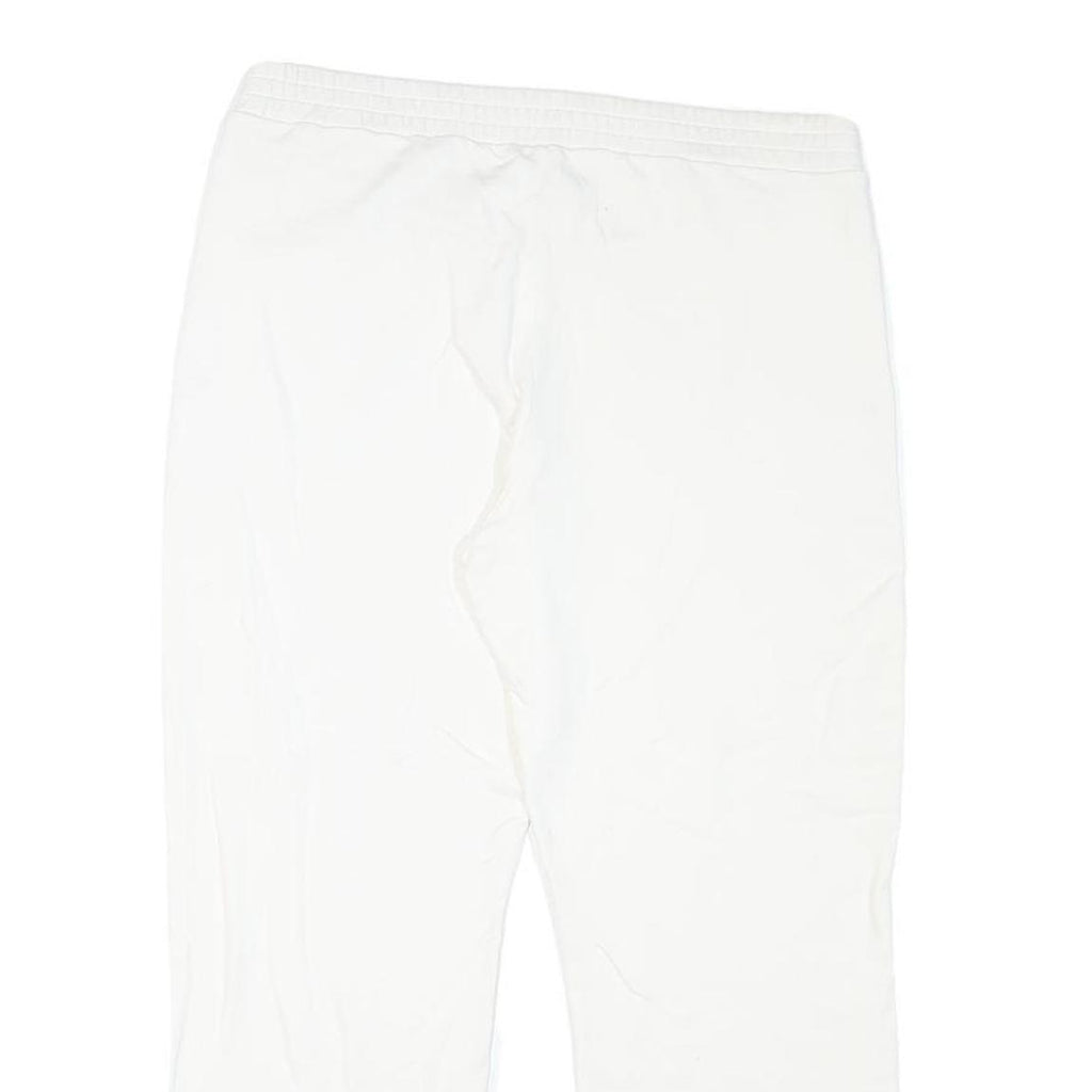 WOOLRICH Womens Joggers White M W32 L24 Cotton Blend Relaxed Tapered