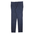 CARHARTT Mens Cotton Blend Navy Slim Straight Trousers W32 L34 Workwear Casual