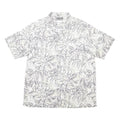 COLUMBIA Mens White Pattern Cotton Shirt XL Casual Beach Holiday Summer
