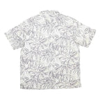 COLUMBIA Mens White Pattern Cotton Shirt XL Casual Beach Holiday Summer