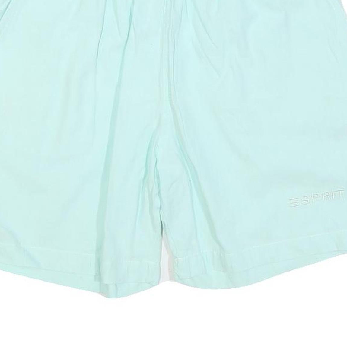 ESPRIT Mens Shorts Blue Casual Plain M W26 Lightweight Cotton Blend