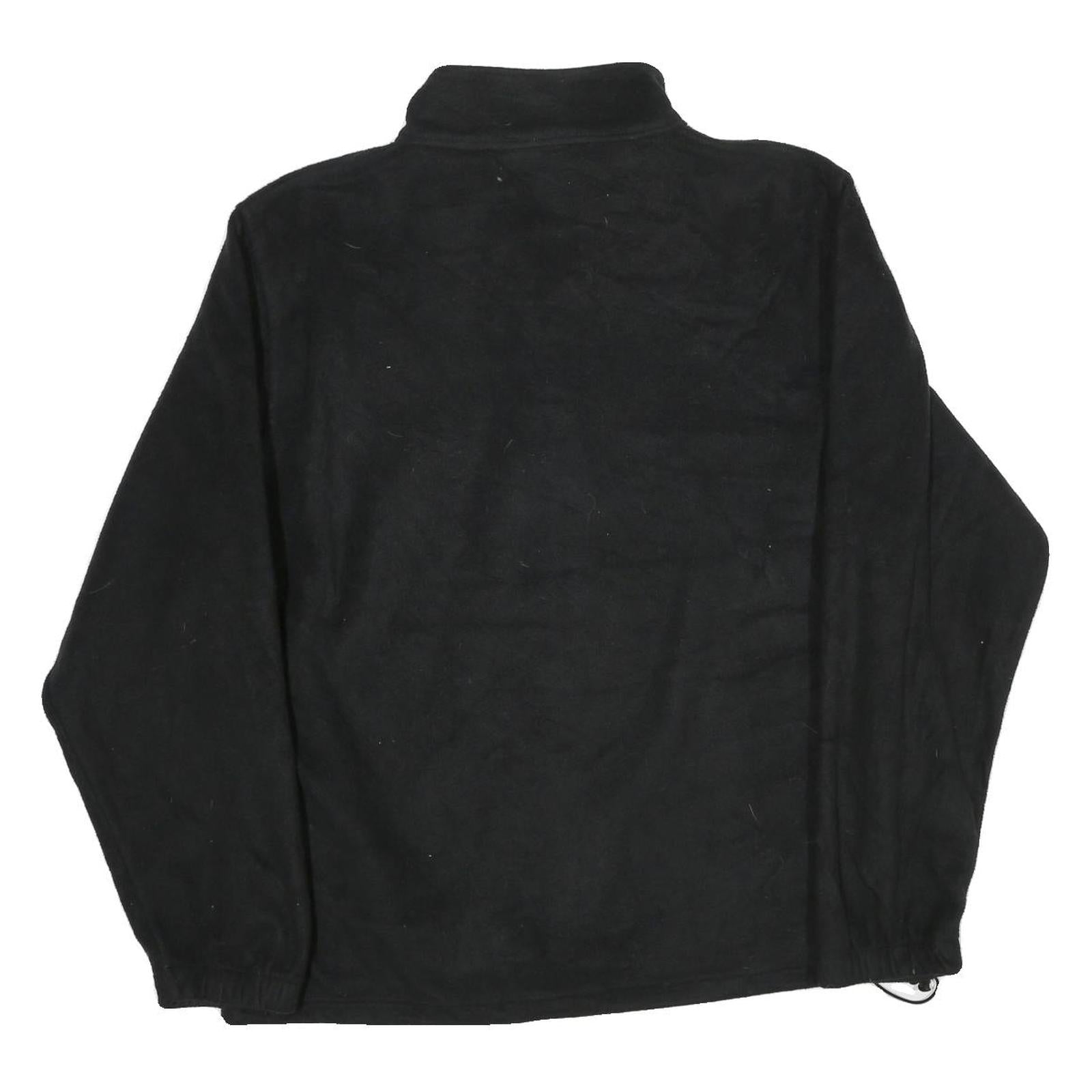 NFL Mens Black Steelers Cotton Jacket L Zip Plain Casual Sportswear