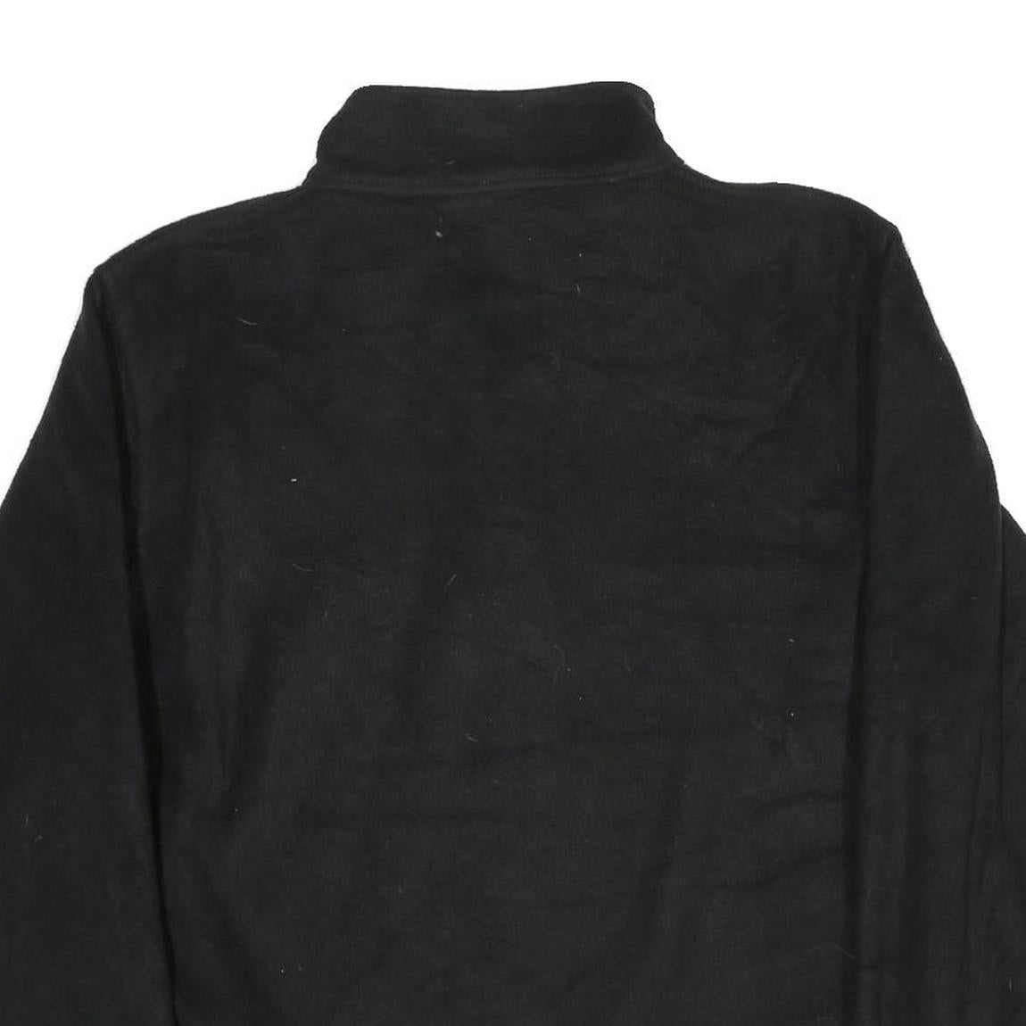 NFL Mens Black Steelers Cotton Jacket L Zip Plain Casual Sportswear