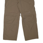 HELLY HANSEN Mens Polyester Blend Brown Relaxed Straight Trousers W35 L29