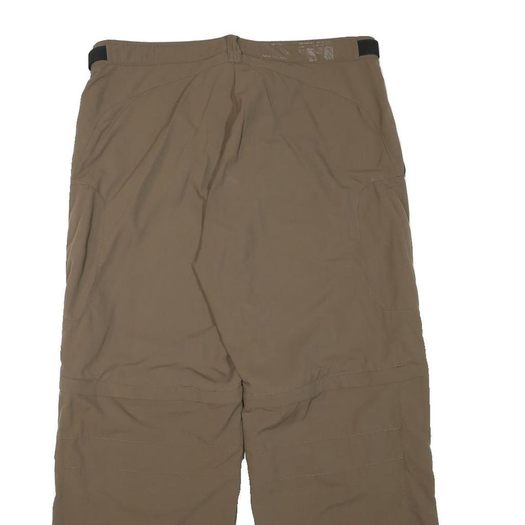 HELLY HANSEN Mens Polyester Blend Brown Relaxed Straight Trousers W35 L29