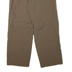 HELLY HANSEN Mens Polyester Blend Brown Relaxed Straight Trousers W35 L29