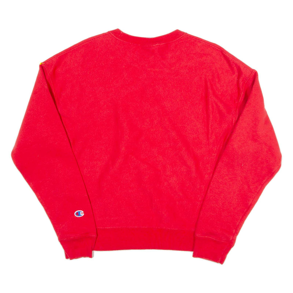 CHAMPION REVERSE WEAVE Womens Sweatshirt Red M