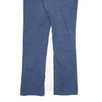 CARHARTT Mens Cotton Blend Navy Regular Straight Trousers W33 L32 Workwear Zip