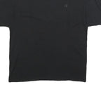 CHAMPION Mens Black Crew Neck Short Sleeve Logo Graphic T-Shirt L