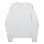 NIKE Mens Grey Crew Neck S Sweatshirt Cotton Blend Lightweight