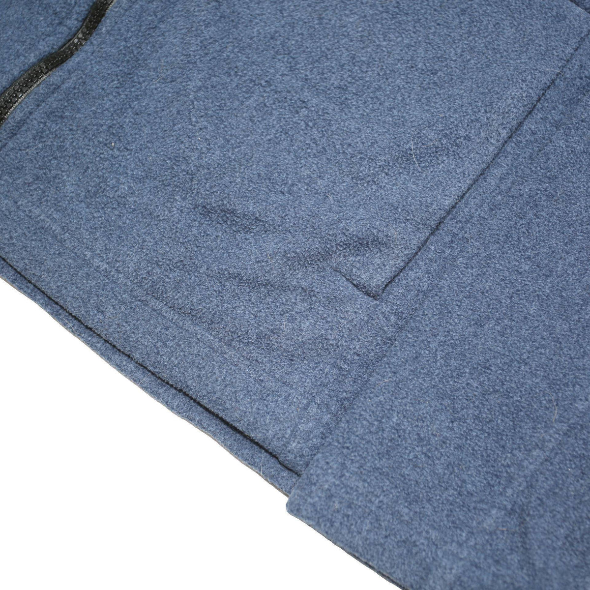 THE NORTH FACE Mens Blue & Black Jacket XL Polyester Blend Zip Fleece Panelled