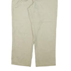 DICKIES Mens Cotton Blend Beige Regular Fit Straight Leg Trousers W38 L29