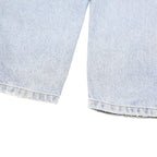 TOMMY JEANS Mens Relaxed Light Blue Denim Jeans W34 L32 Button Cotton Blend