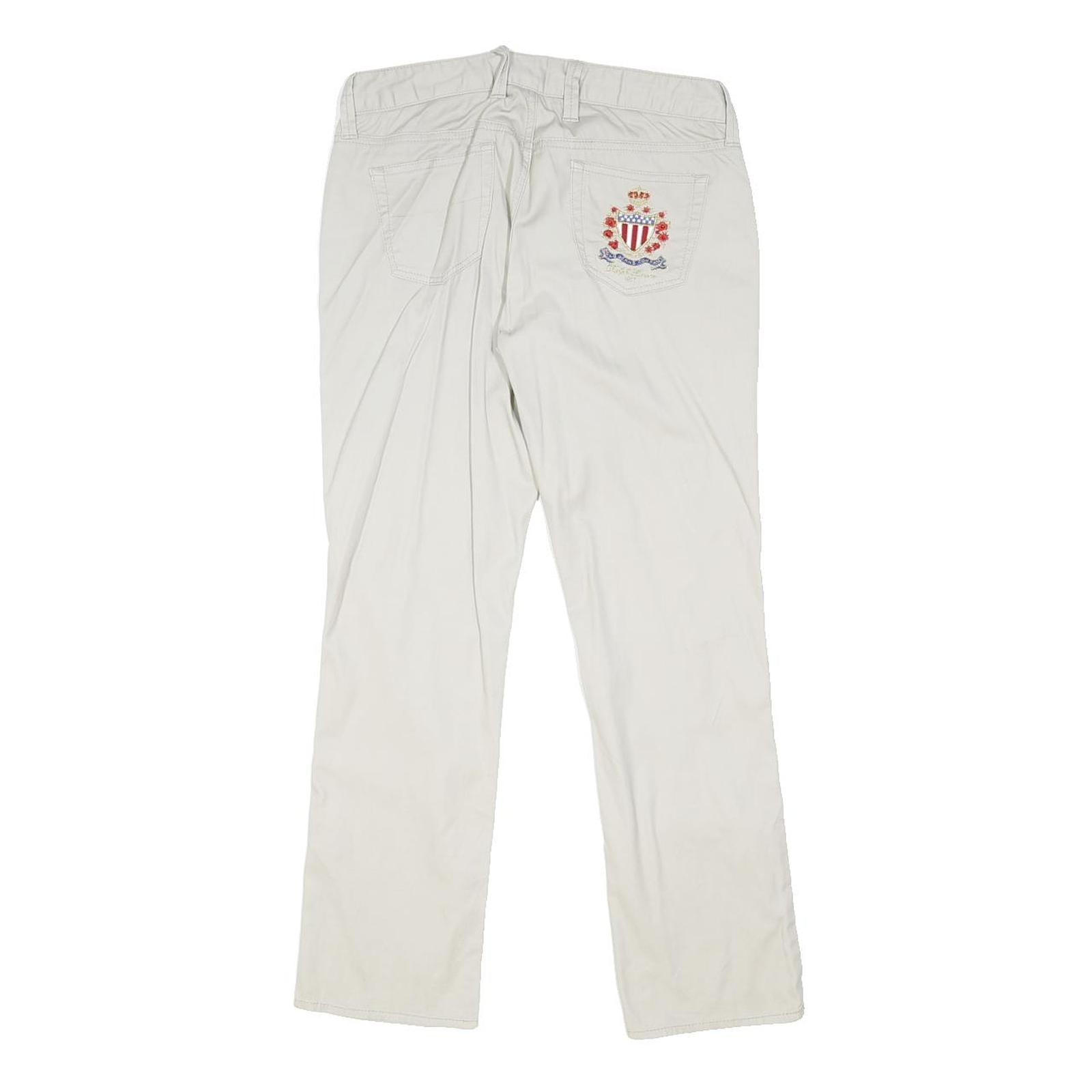 RALPH LAUREN POLO JEANS COMPANY Womens Regular White Cotton Blend Jeans W30 L27