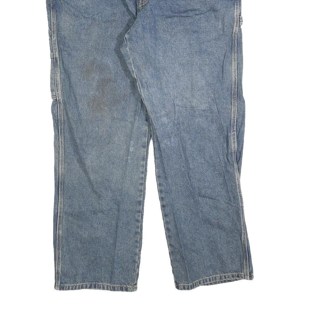 DICKIES Mens Relaxed Denim Jeans Blue W36 L30 Workwear Utility Casual