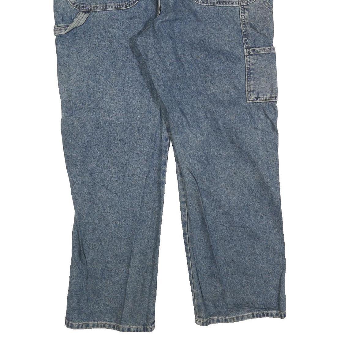 DICKIES Mens Relaxed Denim Jeans Blue W36 L30 Workwear Utility Casual